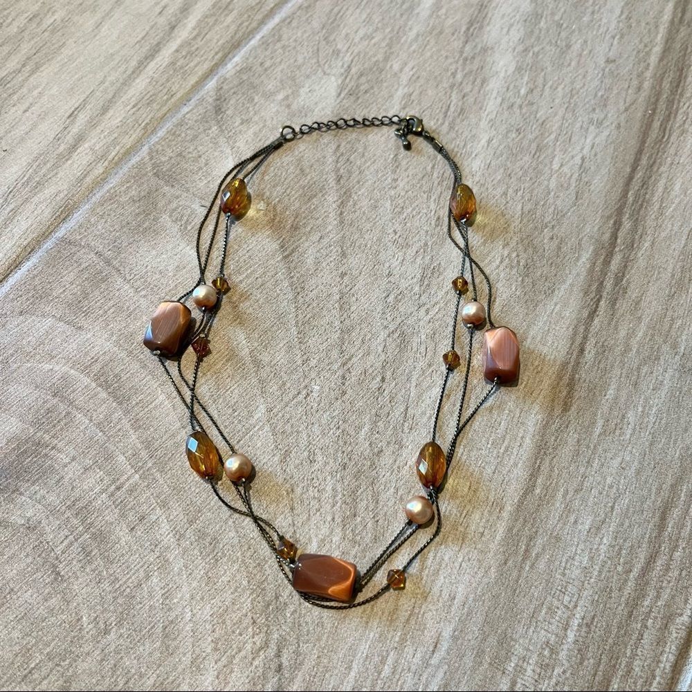 Multi Strand Beaded Necklace